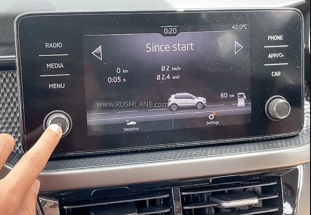 Skoda 8 inch touchscreen