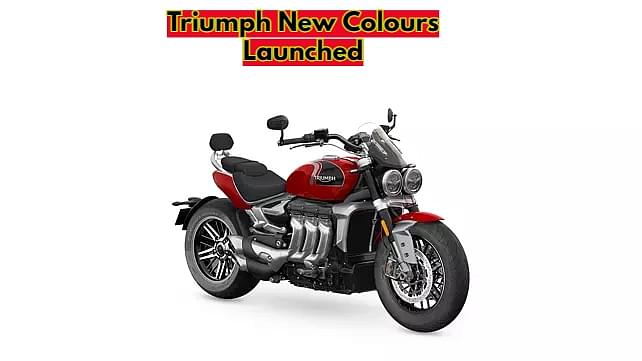 Triumph India Updates 4 Bikes With New Colours - See Details