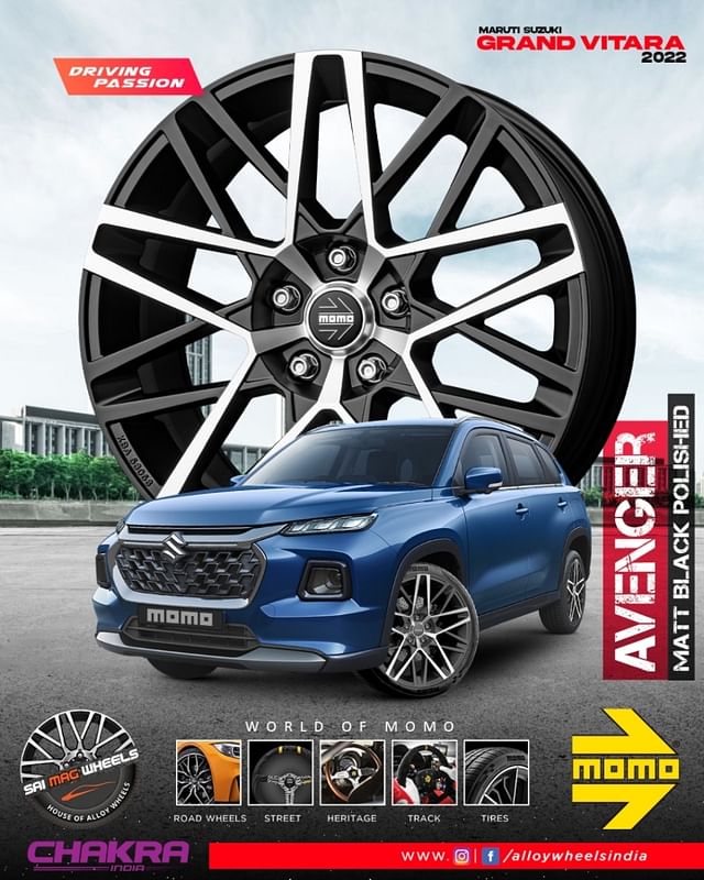 2022 Maruti Grand Vitara Alloy Wheels