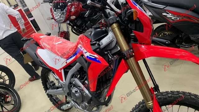 Honda CRF300L ADV Spied At Dealership Ahead Debut In India