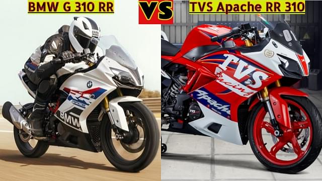 BMW G 310 RR vs TVS Apache RR 310 Comparo - Top ...