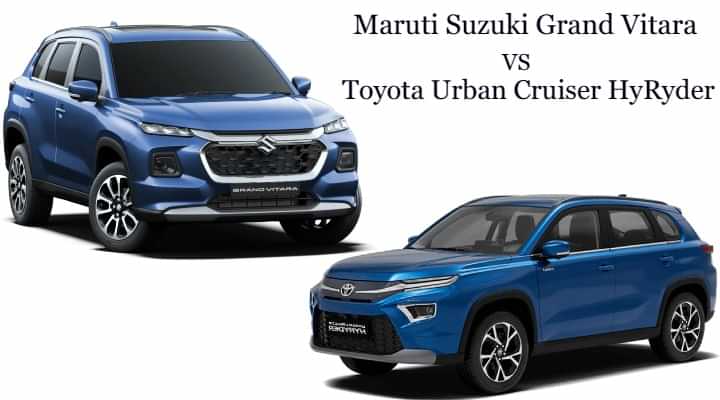 Maruti Suzuki Grand Vitara Vs Toyota Urban Cruiser HyRyder - Key Differences