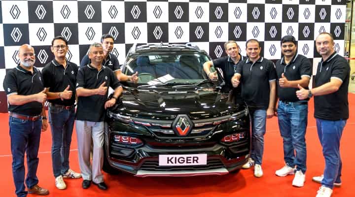 Renault India Rolls Out 50,000th Kiger From Chennai Plant; Gets A New Stealth Black Colour Renault India Rolls Out 50,000th Kiger From Chennai Plant; Gets A New Stealth Black Colour