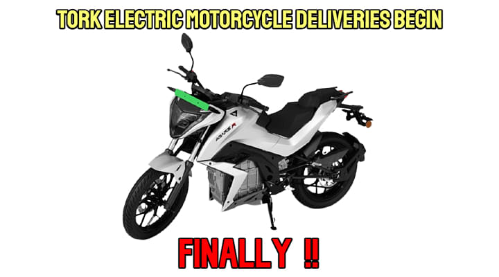 Deliveries of Tork Electric Motorcycles Begin - 20 Units Delivered On Day 1