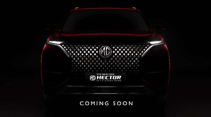 2022 MG Hector Facelift Teased Again Ahead Of Launch