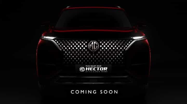 2022 MG Hector Facelift Teased Again Ahead Of Launch 2022 MG Hector Facelift Teased Again Ahead Of Launch