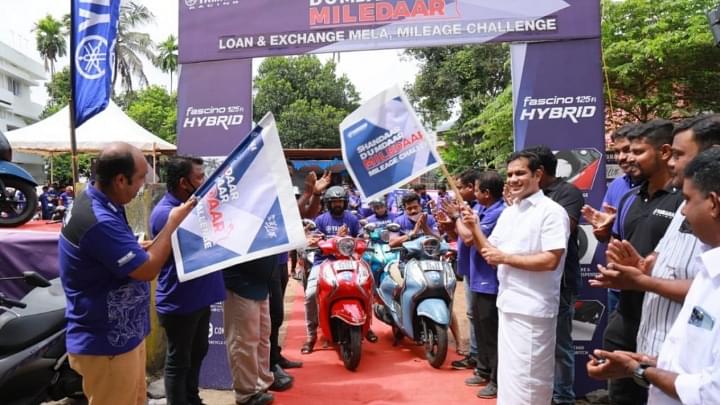 Yamaha India Mileage Challenge - 106.89 Kmpl Fuel Economy Achieved
