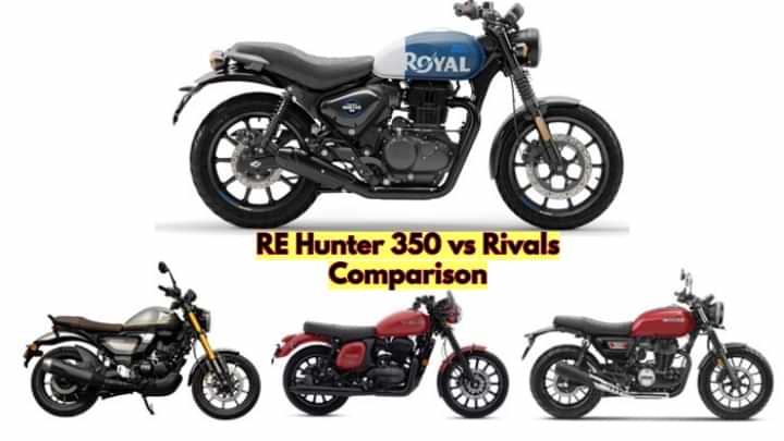 Royal Enfield Hunter 350 vs Rivals Comparison - Specs & Features Royal Enfield Hunter 350 vs Rivals Comparison - Specs & Features