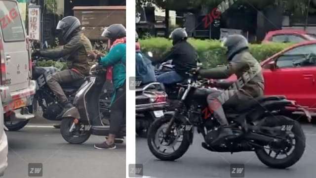 2023 Royal Enfield Scram 450 Spied On City Test Run