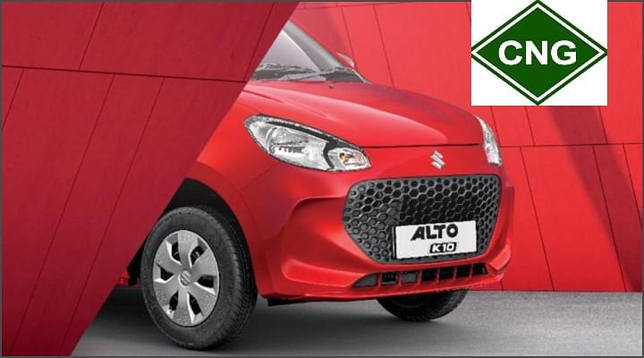 2022 Maruti Alto K10 CNG Launched; Returns A Mileage Of 33.85 Km/Kg