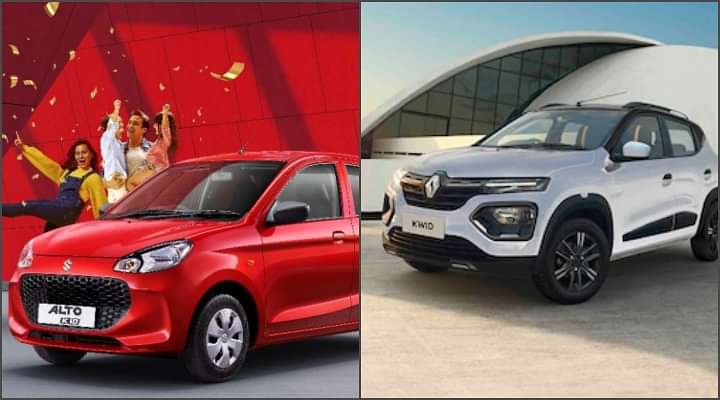 2022 Maruti Alto K10 vs Renault Kwid 1.0L - Spec Comparison