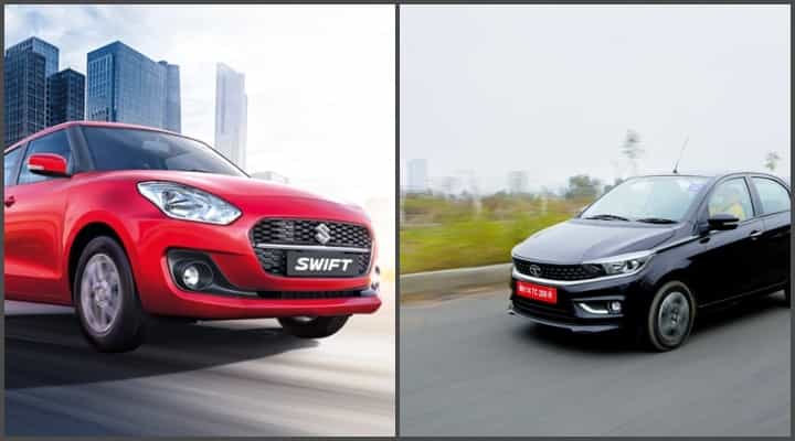 2022 Maruti Swift CNG vs Tata Tiago i-CNG - Spec Comparison 2022 Maruti Swift CNG vs Tata Tiago i-CNG - Spec Comparison