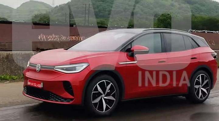 Volkswagen ID 4 Electric SUV Spied In India - Details
