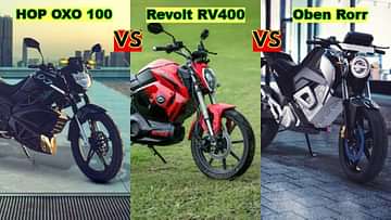 HOP OXO 100 vs Revolt RV400 vs Oben Rorr Electric Bikes Comparison