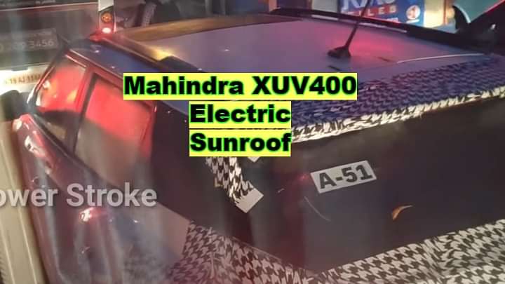 2022 Mahindra XUV400 Electric Sunroof Spied - Second Teaser Out