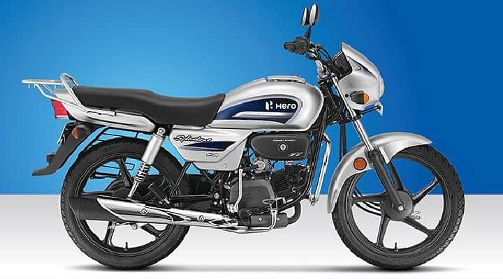 Hero Splendor Plus Gets A New Silver Nexus Blue Colour