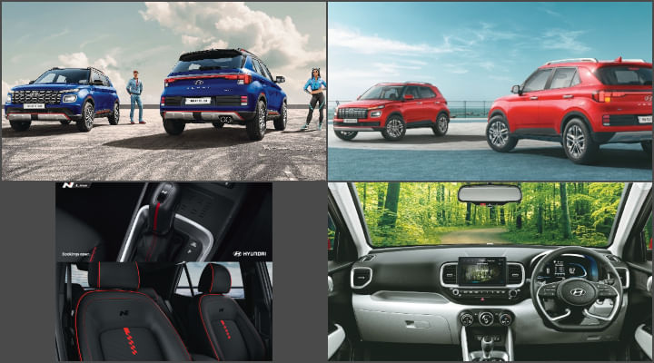 Hyundai Venue N Line vs Venue - Top 30+ Features That Differentiate Both SUVs