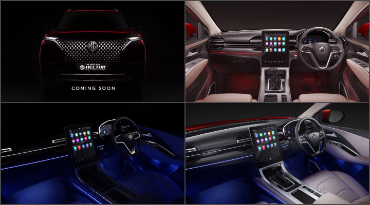 This Is How The Interior Of 2022 MG Hector Facelift Looks - Images