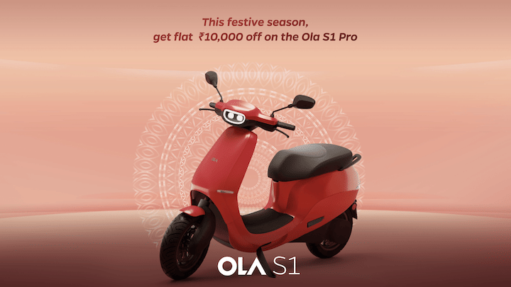 Ola S1 Pro Now Available With A Discount Of Rs 10,000 Ola S1 Pro Now Available With A Discount Of Rs 10,000
