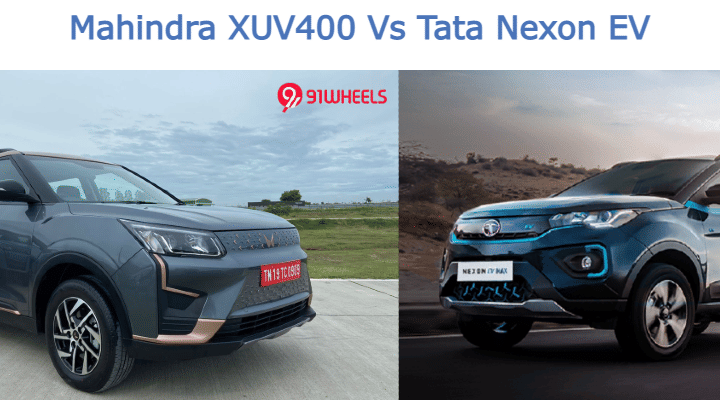 Mahindra XUV400 Vs Tata Nexon EV - Battle Of Electric SUVs Mahindra XUV400 Vs Tata Nexon EV - Battle Of Electric SUVs