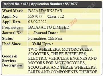 Bajaj Darkstar