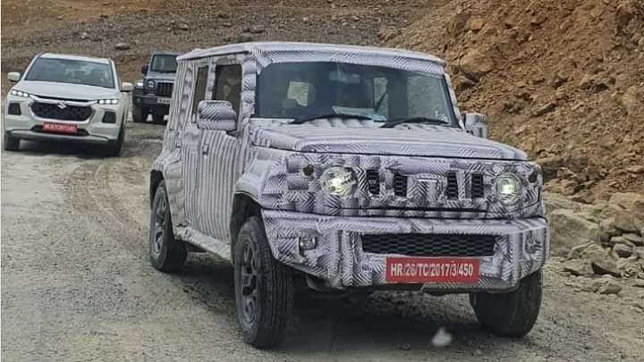 2023 Maruti Suzuki Jimny 5-Door Spied Testing In Ladakh Before Launch