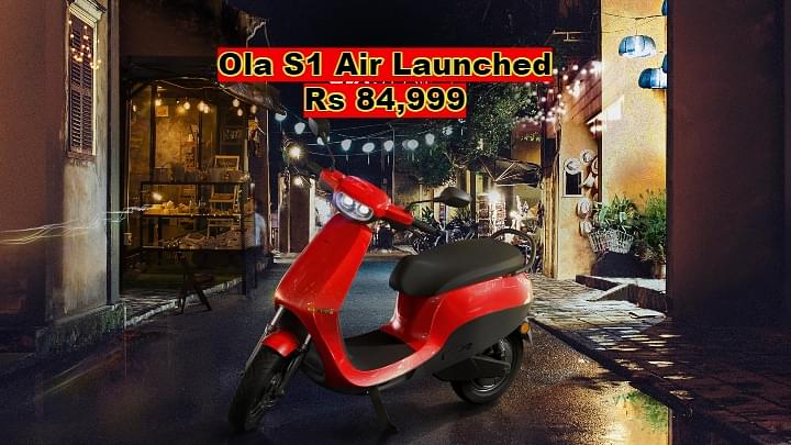 2022 Ola S1 Air Launched In India For Rs 84,999 With 101 Km Range