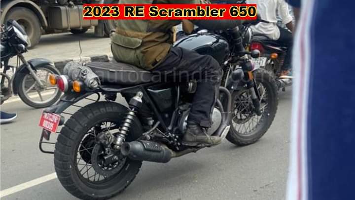 2023 Royal Enfield Scrambler 650cc Bike Spied On Test In India