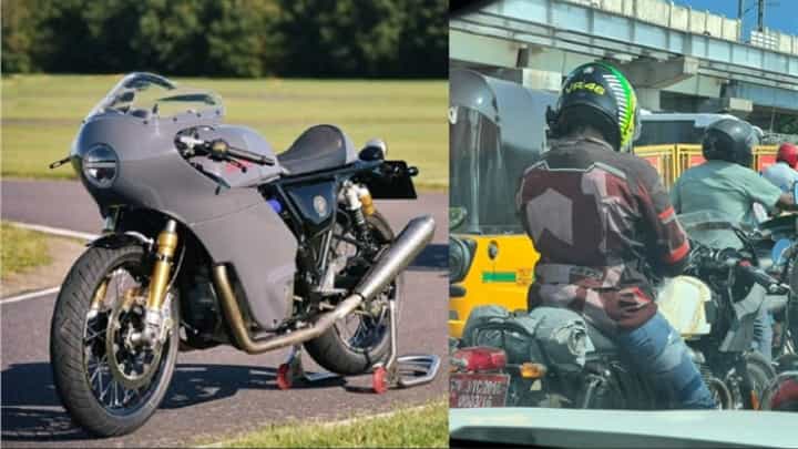 Royal Enfield Continental GT 650 Spied On Test With Front Race Fairing Royal Enfield Continental GT 650 Spied On Test With Front Race Fairing