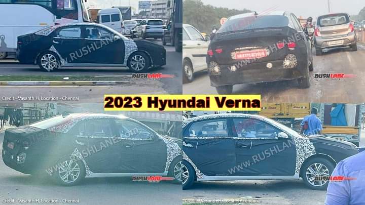 2023 Hyundai Verna Facelift Spied Yet Again On Test