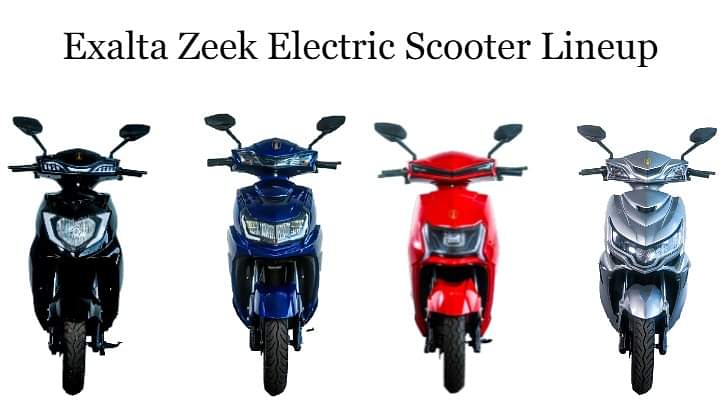 Exalta Zeek E-Scooter Range Breaks Cover In India