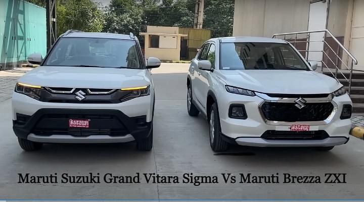 Maruti Suzuki Grand Vitara Sigma (Base) Vs Brezza ZXI (Top) Variant - Which Makes More Sense?