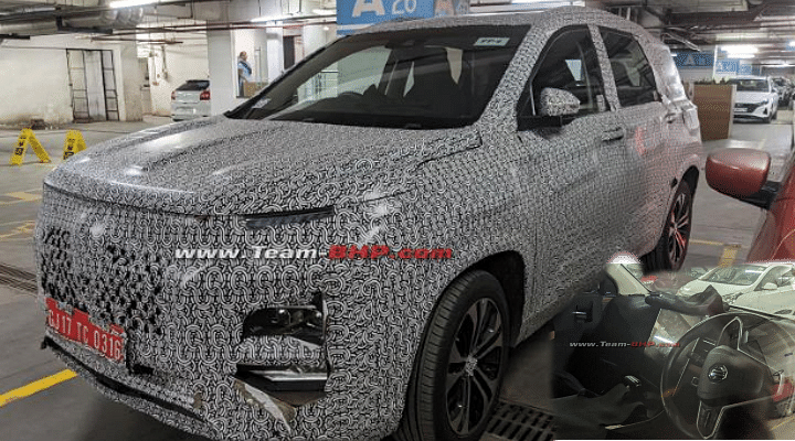 Upcoming MG Hector Facelift  Spotted Yet Again, SUV's Interior Revealed