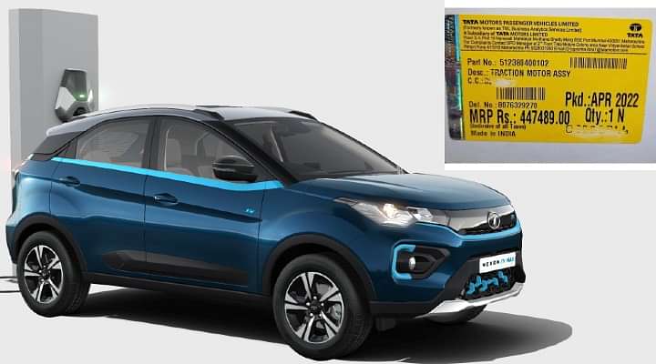 Tata Nexon EV Powertrain Costs Equivalent To A New Tiago EV - Check Details