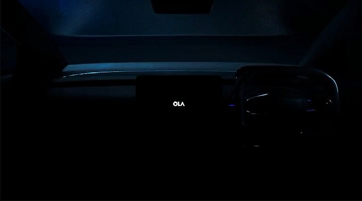 Upcoming Ola Electric Car Teased Once Again, Gets Futuristic Interior