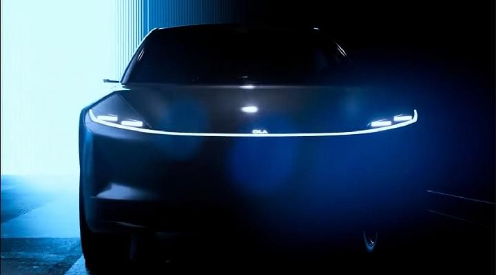 Upcoming Ola Electric Car Teased Once Again, Gets Futuristic Interior