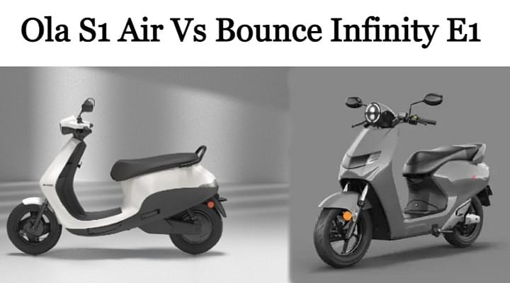 Ola S1 Air Vs Bounce Infinity E1 - Battle Of Budget Electric Scooters