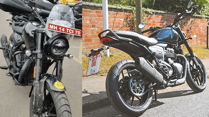 Bajaj Triumph 350cc Motorcycle : Images With & Without Accessories