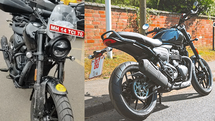 Bajaj Triumph 350cc Motorcycle : Images With & Without Accessories