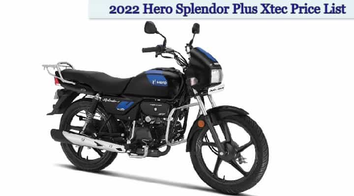 Check Out The Prices Of 2022 Hero Splendor Plus Xtec In These Cities Check Out The Prices Of 2022 Hero Splendor Plus Xtec In These Cities