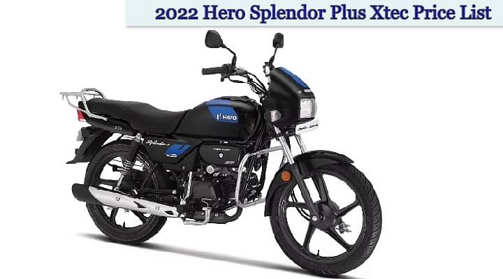 Check Out The Prices Of 2022 Hero Splendor Plus Xtec In These Cities