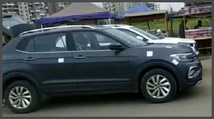 VW Taigun Spotted In Matte Black Colour - What Could Be It?