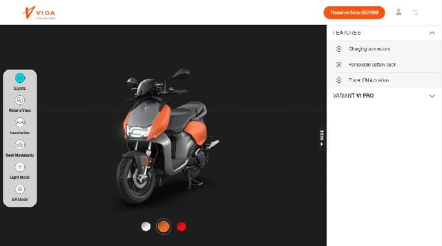 Hero Vida V1 Configurator