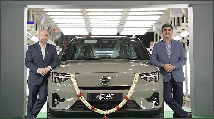 India's First Locally Assembled Luxury eSUV 2022 Volvo XC40 Recharge Rolls Out