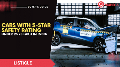 Cars Under Rs 20 Lakh With 5-Star Safety Rating In India