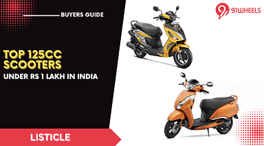Top 125cc Scooters Under Rs 1 Lakh Which You Can Buy In India