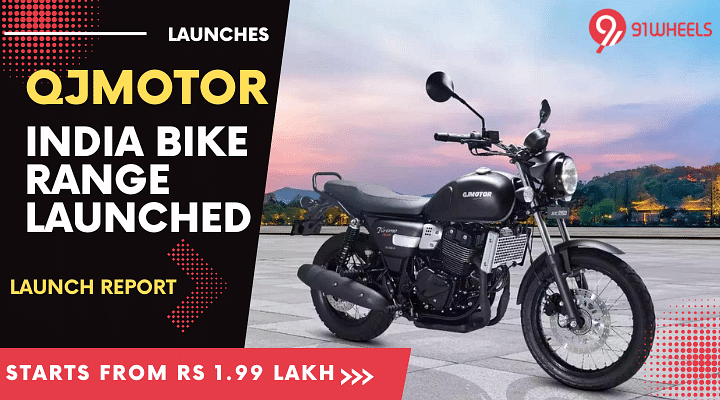 QJMotor India Bike Range Launched - Starts From Rs 1.99 Lakh