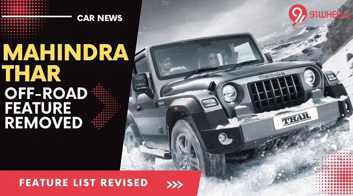 Mahindra Thar Gets Feature Revision To Its Off-Road Kit