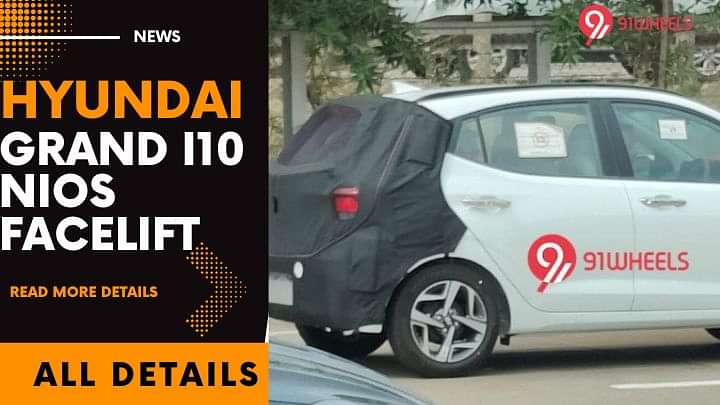 2023 Hyundai Grand i10 Nios Facelift Spied Testing - Launch Soon