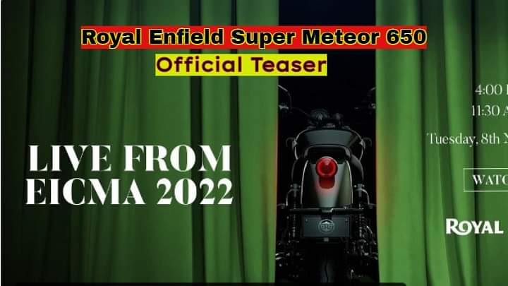 Royal Enfield Super Meteor 650 To Debut on November 8